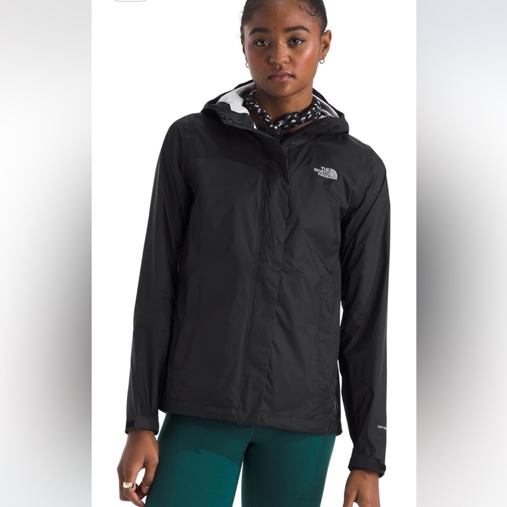North Face Venture Rain Coat Black Size Medium